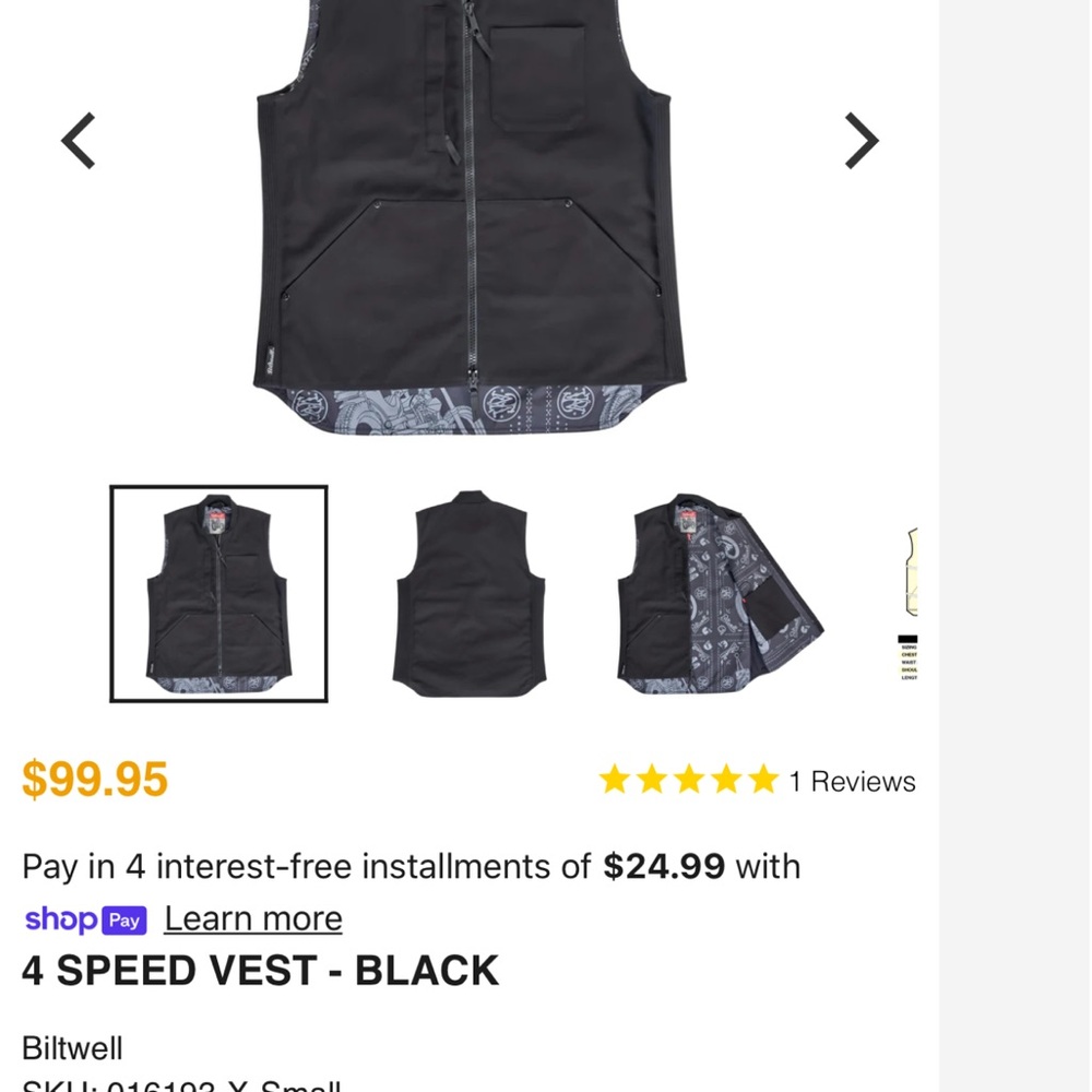 Motorcycle Vest - Picture 7 of 7